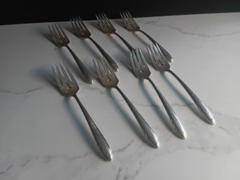 8 Towle Sterling Salad Forks 314g