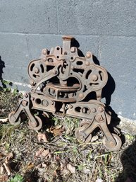 Large Early Barn Door Trolly