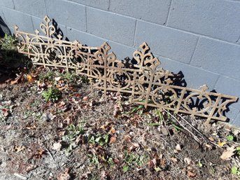 Early 5pc Iron Fence Lot