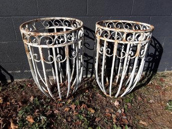 Vintage Iron Planters