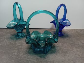 Mixed Fenton Baskets #30