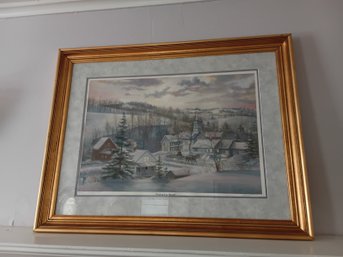 Pencil Signed Print Of 'Going For Wood'