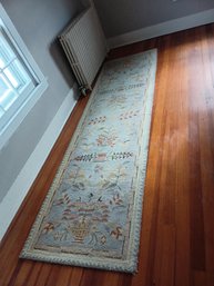 Country Home Collection Handknotted Wool Runner Rug #4