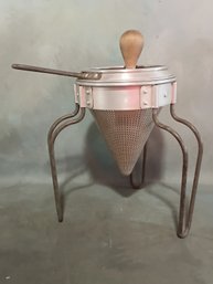 Vintage Aluminum Cone Strainer