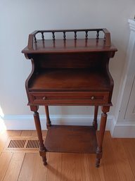 Vintage Table With 3 Shelves & Drawer      DR