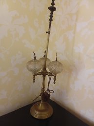 Early Triple Fixture Lamp