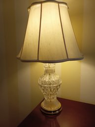 Crystal & Brass Lamp #2