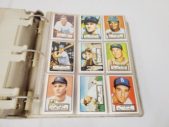 Vintage Set Of 1952 Topps Baseball Trading Cards 1983 Reprint Series