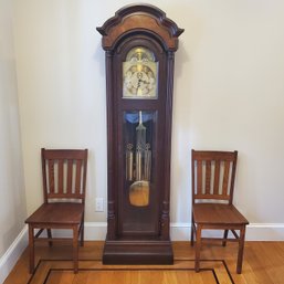 Seth Thomas 8 Day Grandfather Clock- Model 4444A.  3 Different Chime Patterns & Gorgeous Pendulum    Hall