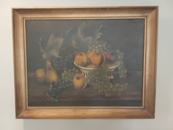 Singed M.Morgan Oil On Canvas From Hitchcock Chair Co.