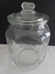 Very Rare ! Large Planters Peanuts Covered Jar