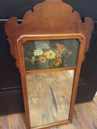 Very Rare Hitchcock Chair Co. Floral Mirror