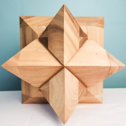 Tozai Large Wooden Star Shaped Puzzle