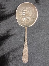 Vintage S. Kirk & Son Stering Silver Repousse Spoon   DT/A3