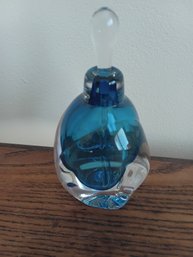 Hand Blown Signed Perfume Bottle