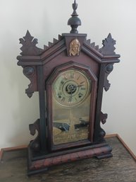 Early Statue Of Liberty Mantel Clock #4
