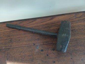 Vintage Metal Handled Sledge Hammer