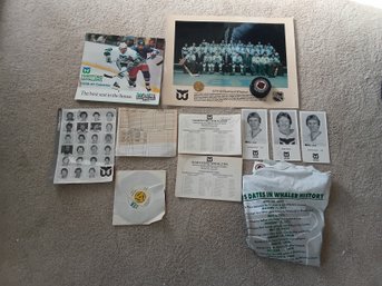 Hartford Whalers Autographed Mixed Lot