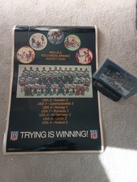 1980 Gold Medal Winning Hockey Team Poster And Acrylic  Picture 1416/5000