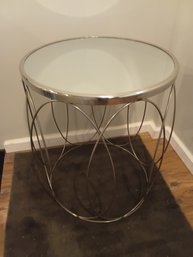 Modern Mirrored Accent Table