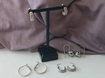 Sterling Silver Earring Lot #6