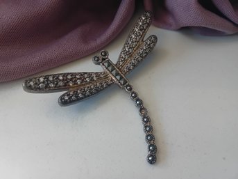 Sterling Silver Dragon Fly Broach / Pendant #11