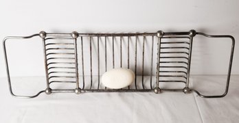 Antique Over The Edge Bathtub Tray