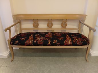 Asian Upholstered Bench