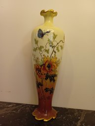 Turn EW Vienna Painted Floral Vase