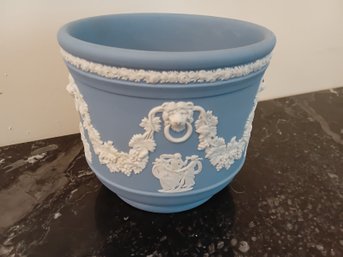 Wedgwood Blue & White Planter