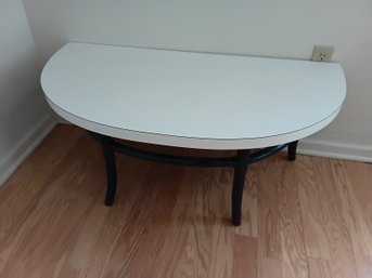 White Top Hall Table