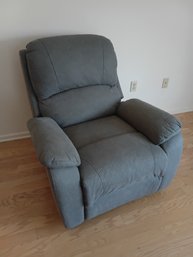 Modern Blue Gray Recliner