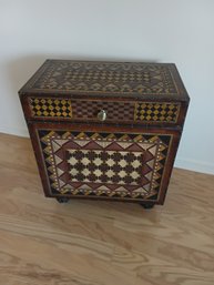 Inlay Brass & Wood Trunk