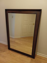 Large Wood Framed Mirror