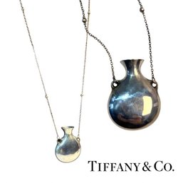 Tiffany & Co Elsa Peretti Bottle Pendant Sterling Silver