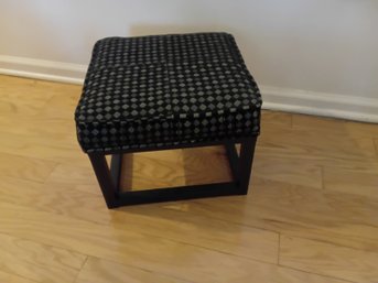 Black & Gray Modern Ottoman