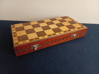 Vintage Wooden Chess Set