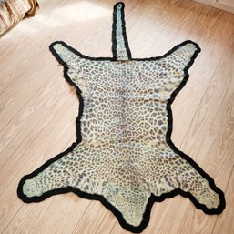 Faux Leopard Rug