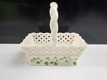 Beautiful Vintage Godinger & Co Shannon Ceramic Trinket Basket