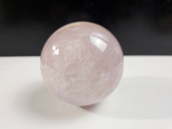 Consecrated Rose Quartz Round Crystal