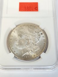 Uncirculated 1884-O Morgan Silver Dollar (142 Years Old)