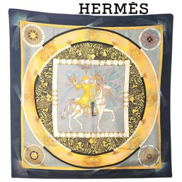 Hermes Feux D'artifice Or  Fireworks Scarf