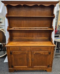 Ethan Allen Solid Maple And/or Birch China Hutch