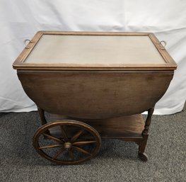 Antique Imperial Tea Cart With Removable Tray
