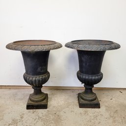 Tall Cast Iron Urns