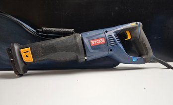 Ryobi Corded Reciprocating Saw With Case