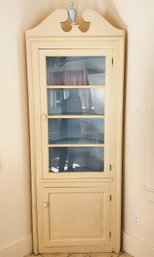 Pretty Pair Of Corner Cupboards, Petite Size