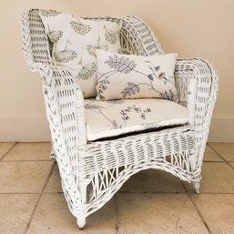 Antique Wicker Porch Chair