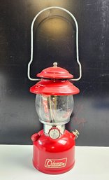 Vintage Coleman 200a Red Lantern
