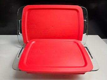 Pyrex Easy Grab Baking Dish Lot